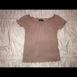 Pink BRANDY MELVILLE off the shoulder top!